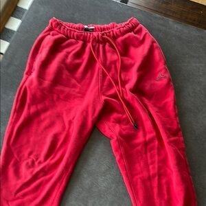 Nike Jordan Red Jogger Pants